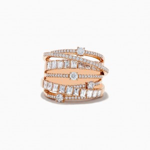 Anéis banhados a ouro rosa joias personalizadas no atacado online