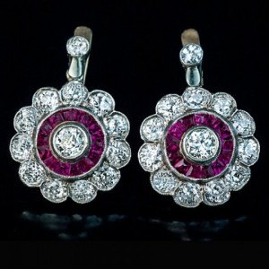 Russe Concevez votre forme de bijoux de boucles d'oreilles antiques