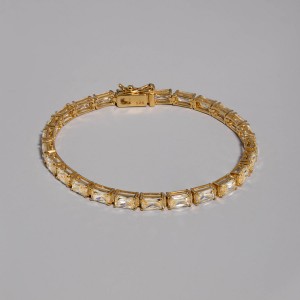 Shop Gold Vermeil Jewelry for Women custom design tennis silver bracelet