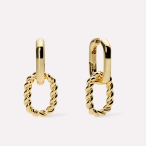 Shop the 18K Gold Plated Sterling Silver 18K Gold Custom Earrings