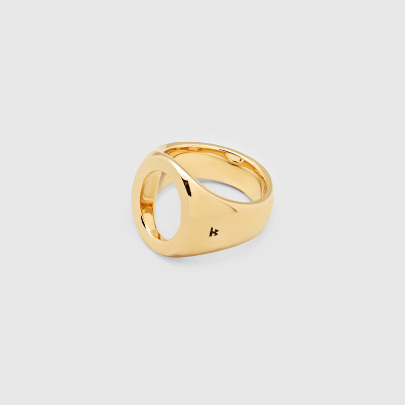 Shop trendy, custom sterling silver ring vermeil gold at JINGJYING