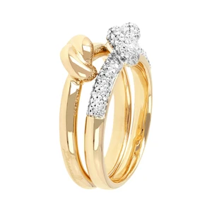 Groothandel Spaanse 18k vergulde silwer ring Zirkoon OEM / ODM Juweliersware Fabriek groothandel ring Vervaardigers