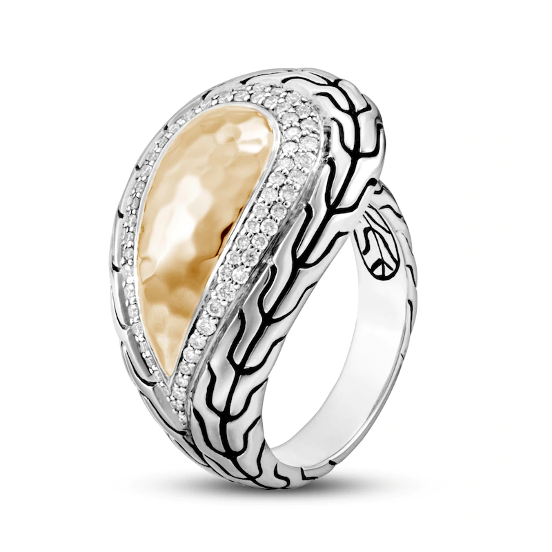 Anillo de plata esterlina en joyería personalizada de oro amarillo de 18 quilates OEM/ODM Fabricantes de joyas china