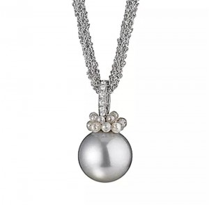 Grossista realizzato su misura con collana di famiglia personalizzata in argento sterling