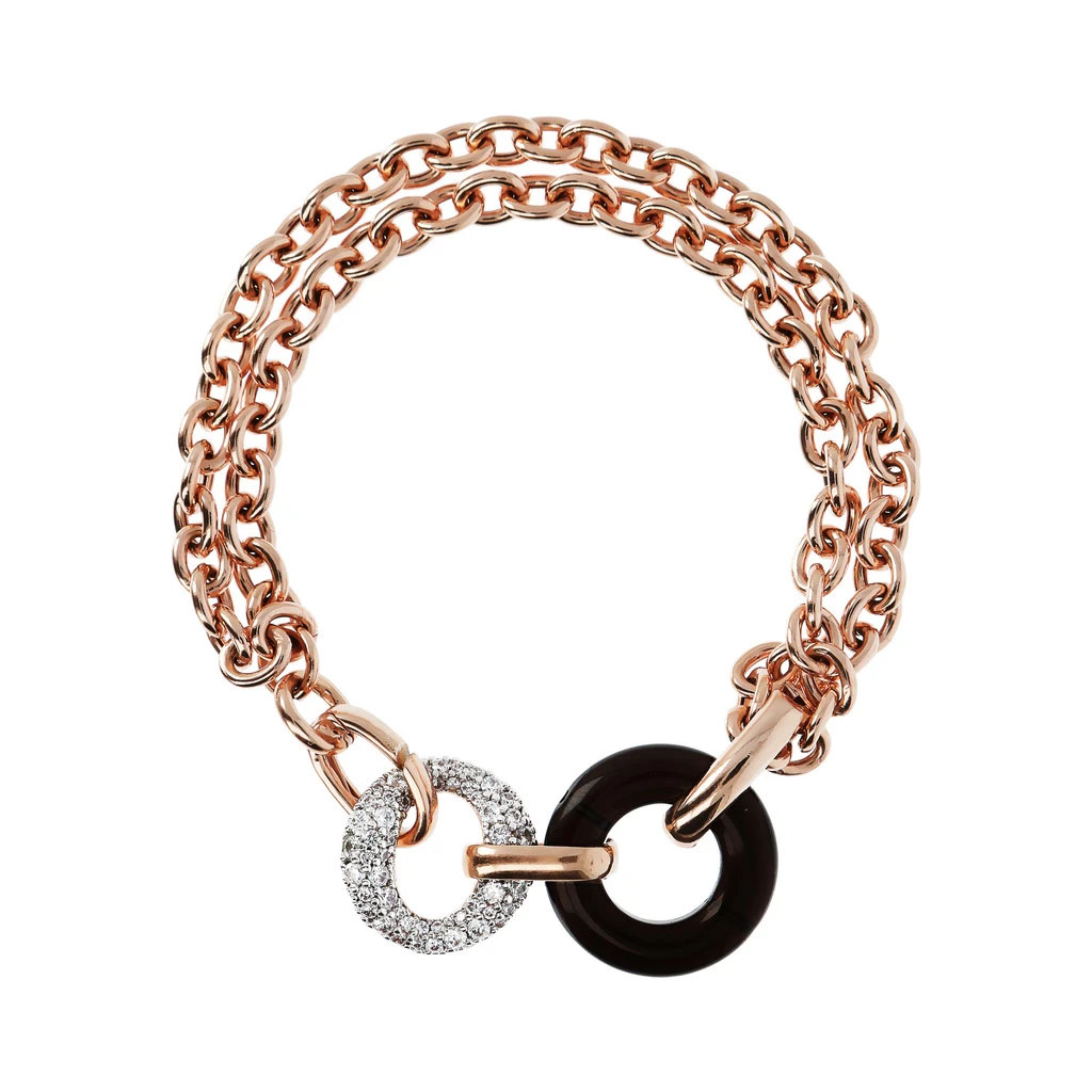 Groothandel Britse CZ silwer armband pasgemaakte roos vergulde silwer armband juweliersware verskaffer en groothandelaar OEM / ODM Jewelry