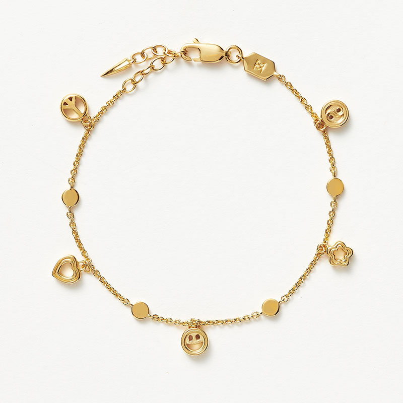 Anpassad tillverkare av smycken i 18k guld droppade armband