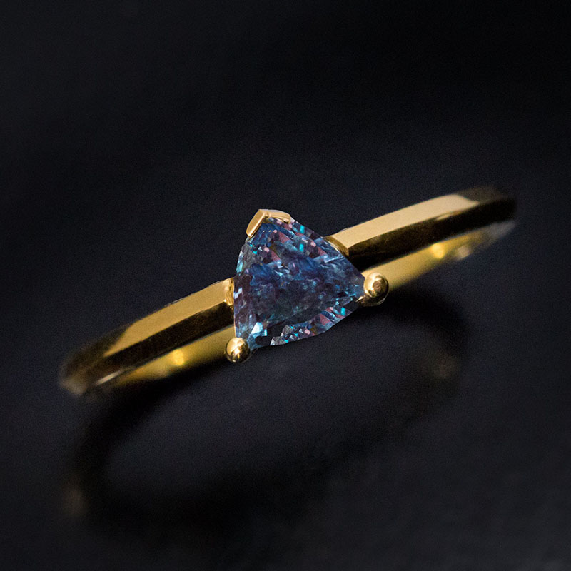 custom Russian alexandrite ring  jewelry for girls
