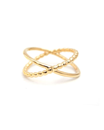 Design personnalisé Gold Vermeil Rings Bijoux