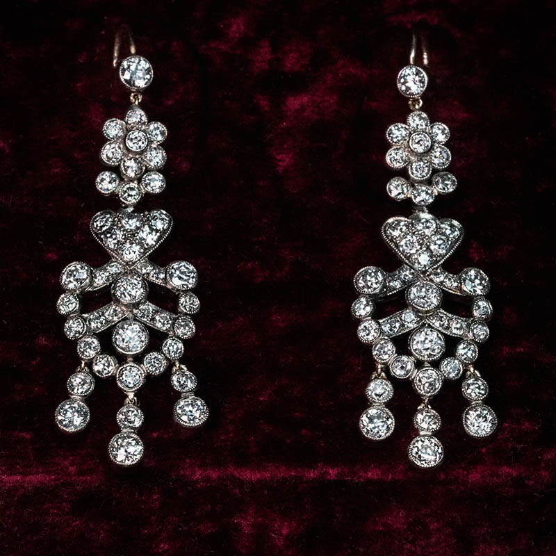zakázkové navrhování ruských imitací diamantových stříbrných šperků