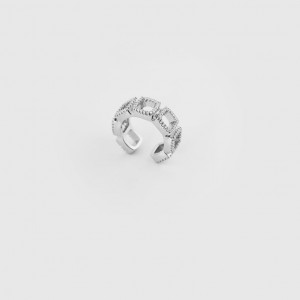 Lieferant von kundenspezifischem, modischem, offenem Ring-Silberschmuck
