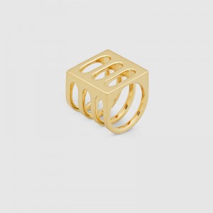 anéis personalizados banhados a ouro do fabricante de joias vemeil na China