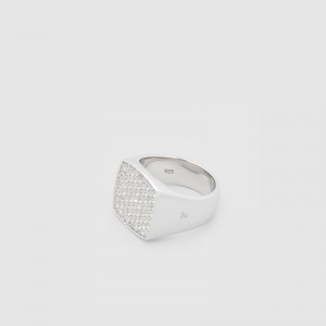 custom rhodium silver rings jewelry for girls manufacturers