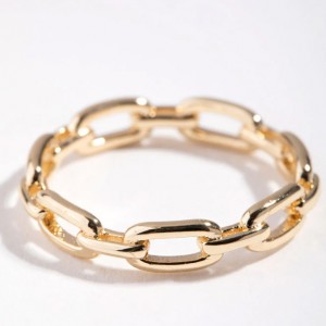 Bracelets en argent personnalisés avec fournisseur gravé, vente en gros, anneau à maillons rectangulaire plaqué or