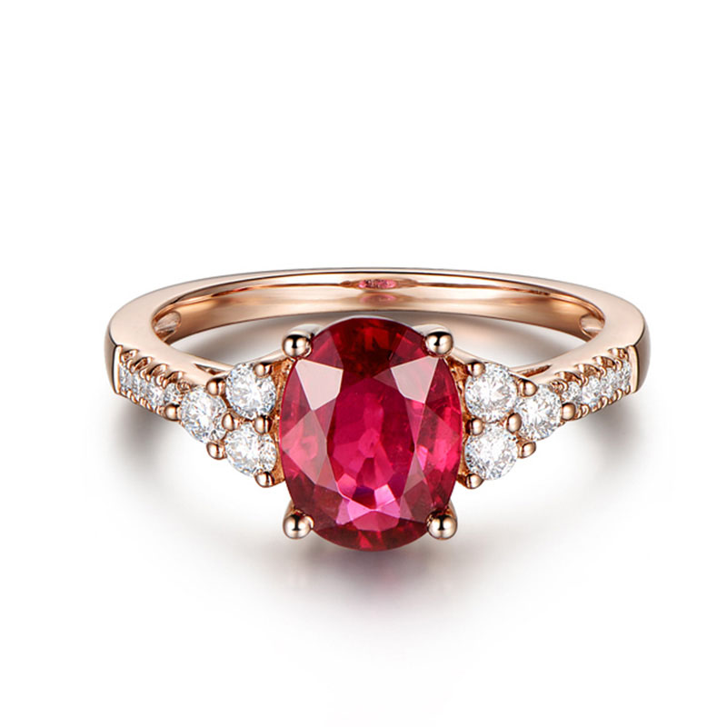 Saincheaptha Mórdhíola Real Ruby Rings Dearadh |925 Saincheaptha Seodra Airgid |Monarú Jewelry Nua-Aimseartha Mórdhíola