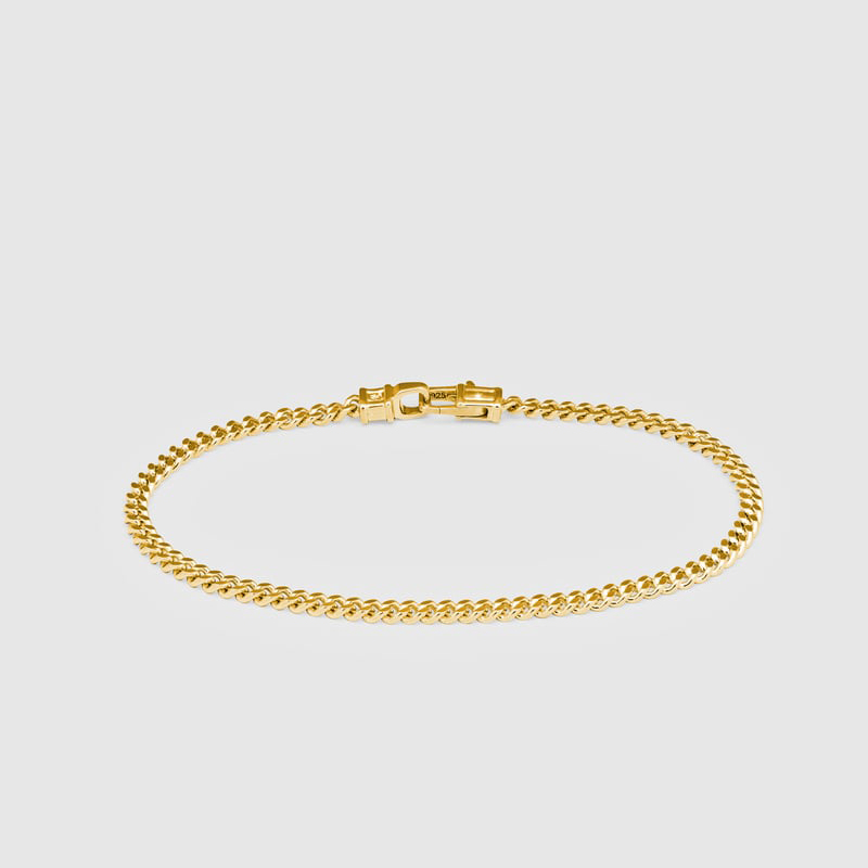 pulseira de prata feminina personalizada em fabricante de joias de ouro vermeil