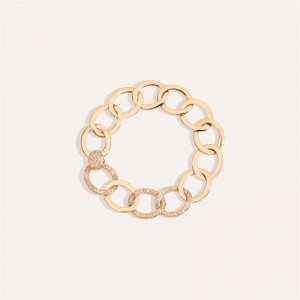 Gold filled manufacturer bracelet 3 links rose gold 18kt