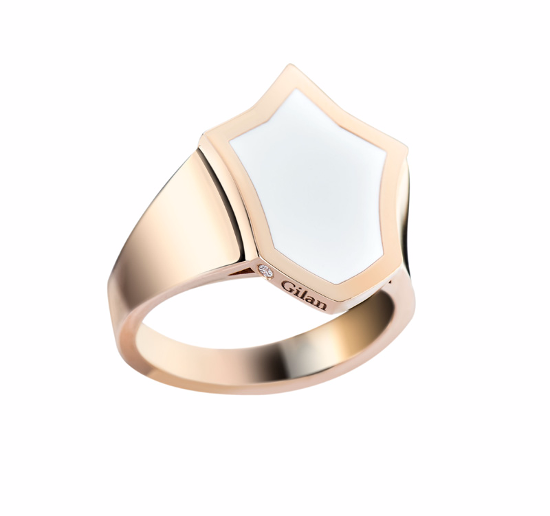 Fornitore all'ingrosso di gioielli in argento sterling placcato personalizzato con anello in oro rosa e grossista di gioielli OEM / ODM