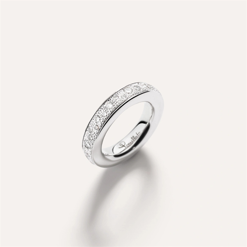 velkoobchodní dodavatel a OEM designový prsten s rumělkovým bílým zlatem 18kt